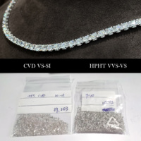 Diamantes Melee Sintéticos Cultivados en Laboratorio HPHT, Corte Brillante 100%, Claridad VVS-VS, Diamantes Cultivados en Laboratorio Melee de 5mm, Precio para Relojes