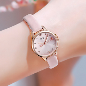 Fashion Leather Belt Ladies Watch Stylish Simple <b>Small</b> Fresh Waterproof Student Watch - Product Image 2