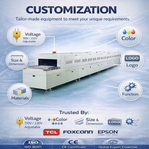תנור אינפרא אדום להתאמה אישית עבור ריפוי CTP, LCD ומשחת כסף, פתרון תעשייתי אחיד לריפוי אינפרא אדום - Product Image 3