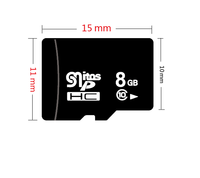 Kartu Memori SD Grosir Pabrik, Kartu TF Kecepatan Tinggi 8GB-512GB Plastik Hitam TW 10g sdxc Card 512gb CE FCC Rohs 2.7V - 3.6V