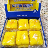 Jouet Squishy Super Doux en Forme de Pain, Ultra-Élastique en PU, Anti-Stress, Jouet Sensoriel pour Jeu Alimentaire Réaliste