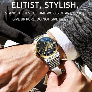 Montre mécanique automatique pour homme CHENXI 8859, <span class=keywords><strong>grand</strong></span> cadran, squelette vintage, tourbillon mécanique, acier inoxydable, étanche - Product Image 5