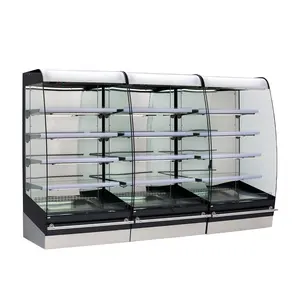 0.9m Supermarket Display Case Air Curtain Heater Display Case Factory Customized Production