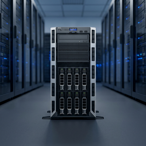 Serveur populaire 2*8 CORE 2.10GHZ V4 64GB 8*6TB 7.2K SAS Squad Core Xeon pour Dell PowerEdge T430 Type de tour en stock - Product Image 2