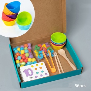 Puzzle Puzzle de Mathématiques <span class=keywords><strong>Montessori</strong></span> pour Bébé, Casse-tête d'Appariement Cognitif Numérique, <span class=keywords><strong>Perle</strong></span> Ingénieuse, Jouets d'Action Fine pour Enfants - Product Image 5