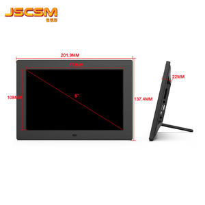 Marco de Fotos Digital de 8 y 10 Pulgadas, 1280IPS, Descarga Gratuita de <span class=keywords><strong>MP3</strong></span> y MP4, Reloj, Calendario, Reproductor de Video LED de Plástico ABS - Product Image 5