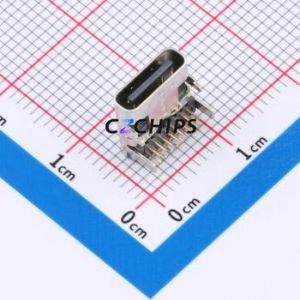GT-<b>USB</b>-7107B <b>USB</b> <b>Connector</b> Through hole Component (THT) <b>Connector</b> Type-C <b>USB</b> 2.0 Female Right Angle Insert - Product Image 1