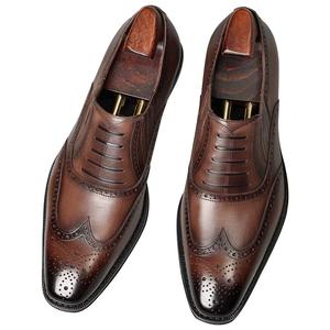 Último Producto - Zapatos Formales para Hombre de Alta Calidad, Antideslizantes, Oxford para Negocios, con Aumento de Altura, para Fiestas de Otoño, Precio al por Mayor - Product Image 1