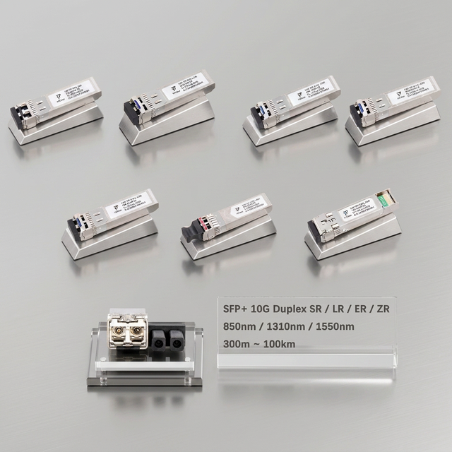 Optical Module SFP+ 10G Duplex SR LR ER ZR 300m 10km 20km 40km 80km 100km Fiber Optic Transceiver SFP 10GE