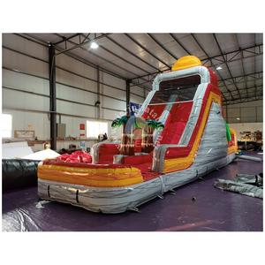 <span class=keywords><strong>Parcours</strong></span> d'obstacles gonflable commercial sécurisé, thème marbre tropical, pour enfants et adultes - Product Image 4