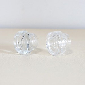 Wholesale Custom Child-Resistant Silk Printing Glass Jars with Plastic Cap Thick Base <b>Wax</b> <b>Oil</b> Vessels in 3g 5g 9g Sizes - Product Image 5