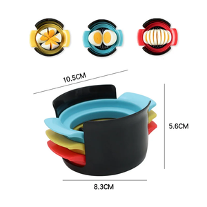 Trancheuse 3-en-1 pour œufs cuits, fruits, saucisses, coupe-fleurs, façonneur de bento, garniture de fruits, accessoires de cuisine - Product Image 6