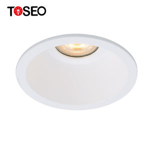 Foco de techo LED ajustable de 3000K, fundido a presión, taza profunda de aluminio, antideslumbrante, Downlight para dormitorios, 3W, 7W, opciones de alimentación, negro integrado - Product Image 2