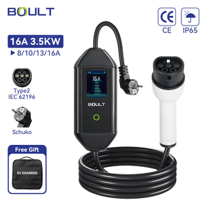 เครื่องชาร์จรถยนต์ไฟฟ้าแบบพกพา 3.5kW/7KW 32A สถานีชาร์จแบบพกพา เฟสเดียว สถานีชาร์จรถยนต์เคลื่อนที่ - Product Image 2