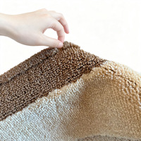 Tapis de bain en polypropylène, lot de 2 pièces, rayé, absorbant, antidérapant, lavable à la main, tissé, pour salle de bain, chambre, balcon, entrée, maison