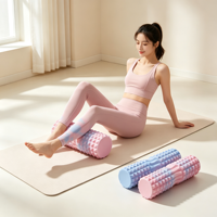 Rodillo de Espuma EVA Profesional de Alta Densidad para Pilates y Yoga, 45*8.5cm, Soporta 200kg, Accesorios de Gimnasio, Venta al Por Mayor de Fábrica OEM