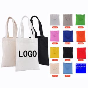 Bolsas de lona de algodón ecológicas para mujer, diseño personalizado, bolsas de compras reciclables, regalo a buen precio - Product Image 1
