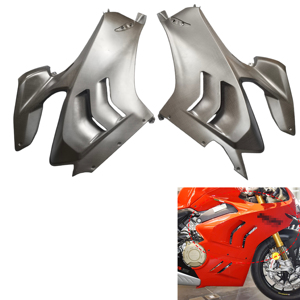 Panneaux latéraux de carénage en fibre de carbone 100% sèche, <span class=keywords><strong>prix</strong></span> usine, pour Ducati <span class=keywords><strong>Panigale</strong></span> <span class=keywords><strong>V4</strong></span> V4S V4R 2022-2024 - Product Image 1