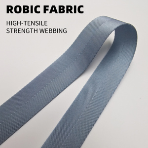 Sangle en toile tissée de haute qualité pour sacs et vêtements, sangle Robic haute ténacité avec logo personnalisé pour le sport, vente en gros - Product Image 4
