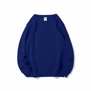 Custom Plus Size Crew Neck Sweatshirt Thickened Loose Dropped Shoulders Customizable Clothing Men's Clothing