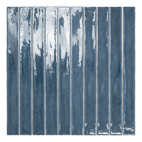 Creta 50 Ocean Tile 5x50 cm Brillante con Bordes Irregulares