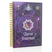 Journal de tarot pour lecture de cartes, traceur quotidien et planificateur de réflexion, cahier mystique pour débutants et experts