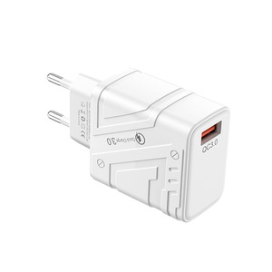 Mecha Style QC3.0 Cargador USB de alta potencia <span class=keywords><strong>Cabezal</strong></span> de <span class=keywords><strong>carga</strong></span> rápida de un solo puerto 18W para cargador de <span class=keywords><strong>Apple</strong></span> <span class=keywords><strong>Carga</strong></span> rápida - Product Image 1