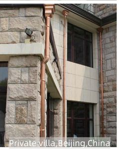 Tuyau <span class=keywords><strong>de</strong></span> descente <span class=keywords><strong>de</strong></span> <span class=keywords><strong>gouttière</strong></span> en cuivre métallique facile à installer pour <span class=keywords><strong>collecteur</strong></span> <span class=keywords><strong>d</strong></span>'<span class=keywords><strong>eau</strong></span> <span class=keywords><strong>de</strong></span> <span class=keywords><strong>pluie</strong></span> - Product Image 5