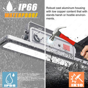 ไฟพื้นที่แบบ LED ของ ATEX 60W 100W โคมไฟกันระเบิดในคลังสินค้า - Product Image 3