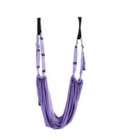 Hamaca de Yoga Aéreo de Algodón para Pilates, Accesorios de Gimnasio en Casa, Capacidad de 300 Libras, con Bolsa de Almacenamiento y Fijación a Puerta, Venta al por Mayor de Fábrica OEM