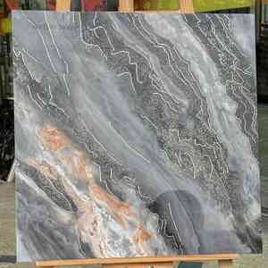 Carreaux de céramique polis blancs <span class=keywords><strong>Kalala</strong></span> 600x600 mm pour la décoration intérieure des sols et des murs de salle de bain - Product Image 5