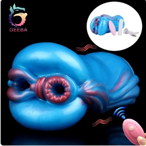 Masturbador Vibrador Masculino con Forma de Perro, Copa de Masturbación con Función Vibradora, Vagina Realista de Bolsillo, Juguete Sexual para Adultos - Product Image 1