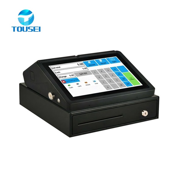 Android Payment Terminal Printer Pos Thermal Point of Sale System Tablet Stand Cash Register with Qr Code Pos Printer Systems