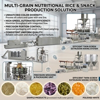 Ligne de production automatique de couscous en acier inoxydable de qualité alimentaire FRK pour la transformation alimentaire