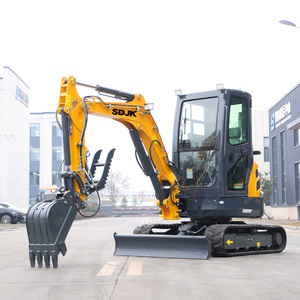 Mini Excavadora SDJK de Fábrica China, Mini Excavadora Diesel para Granja y Hogar, Mini Excavadora de 3.5 Toneladas, Mini Excavadora Multifuncional al por Mayor - Product Image 4