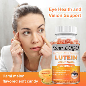 علامة المصنع 60 قطعة لوتين عيون رؤية الرعاية الصحية غوميس متعددة الفيتامينات والمعادن الملحق - Product Image 3