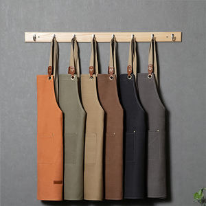 Vente Flash tabliers en toile rose <span class=keywords><strong>tablier</strong></span> en toile imperméable résistant à l'huile avec poche pour hommes - Product Image 1