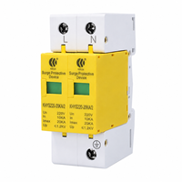 Parafoudre 20kA monophasé bipolaire à montage sur rail DIN 3, 240V, IEC 61643-31, garantie 5 ans pour système d'alimentation électrique