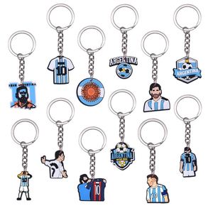 พวงกุญแจ PVC รูปนักฟุตบอล ของขวัญสำหรับนักกีฬา - Product Image 1