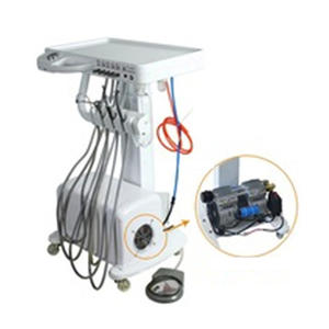 중국 공급 업체 치과 장비 휴대용 모바일 장치 치과 용 의자에 압축기 커넥터가 내장 된 치과 장치 판매 - Product Image 3