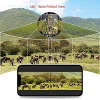Cámara de Vigilancia Solar para Exteriores, 6MP HD, Inalámbrica, Visión Nocturna IR, Impermeable, con Detección de Movimiento PIR para Fauna Silvestre