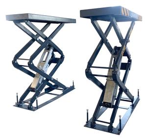 Runche OEM personalizado subterráneo doble tijera acero hidráulico 3 toneladas 2.2kw Motor multi-voltaje plataforma de elevación automática para - Product Image 1