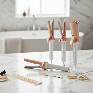 <span class=keywords><strong>Cepillo</strong></span> <span class=keywords><strong>Alisador</strong></span> <span class=keywords><strong>de</strong></span> Cabello Eléctrico <span class=keywords><strong>de</strong></span> Cerámica Intercambiable, Kit <span class=keywords><strong>de</strong></span> <span class=keywords><strong>Cepillo</strong></span> Caliente para Mujer, Peinado Portátil, OEM/ODM - Product Image 2