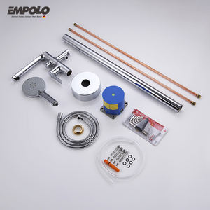 Empolo CUPC <span class=keywords><strong>Mat</strong></span> <span class=keywords><strong>Noir</strong></span> Laiton Massif Plancher <span class=keywords><strong>Baignoire</strong></span> Autoportante <span class=keywords><strong>Robinet</strong></span> Sanitaire pour Hôtel Utilisation Fabriqué en Chine - Product Image 6