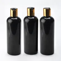 Leere haar conditioner shampoo verpackung 150ml 250ml 300ml kunststoff kosmetische flasche mit 24/410 disc top cap