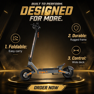 Monopattino Elettrico Pieghevole KuKirin G2, Scooter Elettrico a Due Ruote con Telaio in Alluminio, 48V, Ruote da 10 Pollici per Adulti e Pendolari - Product Image 1