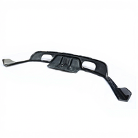 Difusor de Parachoques Trasero de Fibra de Carbono Real para Jaguar XE Sedán de 4 Puertas 2015-2017, Nuevo Estilo B C