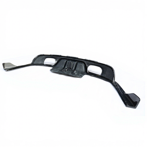 Difusor de Parachoques Trasero de Fibra de Carbono <span class=keywords><strong>Real</strong></span> para <span class=keywords><strong>Jaguar</strong></span> XE Sedán de 4 Puertas 2015-2017, Nuevo Estilo B C - Product Image 1