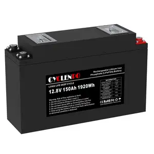 Vehicle/off Road 12v Lithium Ion Battery 150ah Auto Batteries 12v 150ah Deep Cycle For Solar Energy System