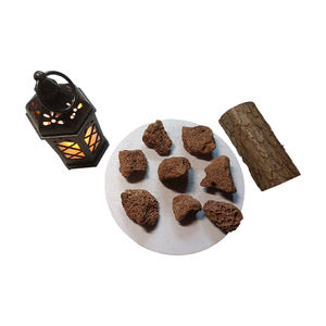 Pierre de <span class=keywords><strong>lave</strong></span> volcanique rouge naturelle à bon prix, 2-3 cm, 50000-74999 BTU, tailles personnalisables, verre de feu pour cheminée et décoration de jardin - Product Image 5